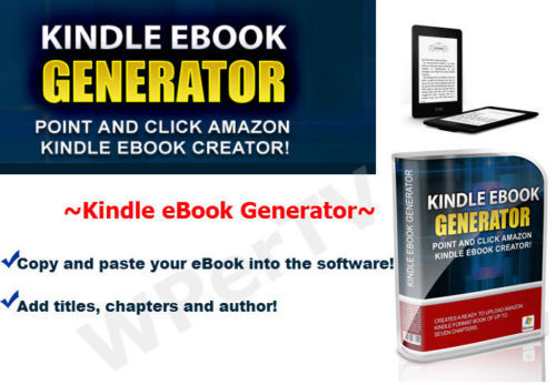 Product picture Amazon Kindle Ebook Creator - Easy to use Kindle Ebook Gener